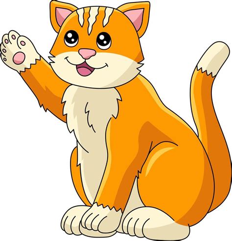 Cat Cartoon Colored Clipart Illustration 7528208 Vector Art at Vecteezy