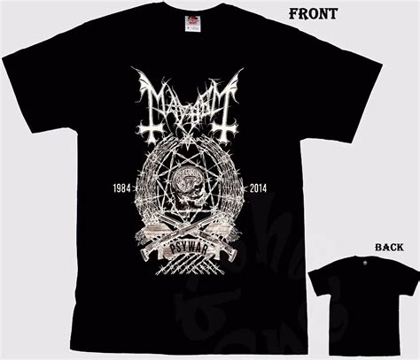 MAYHEM Norwegian black metal band, T_shirt, SIZES:S to 6XL-in T-Shirts ...