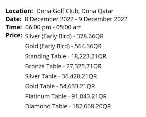 Tickets prices for upcoming Robbie Williams concert : r/qatar