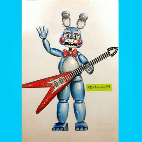 Toy Bonnie Drawing | Five Nights At Freddy's Amino