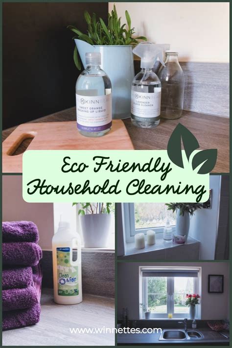 Eco Friendly Household Cleaning - Winnettes | Cleaning household, Green ...