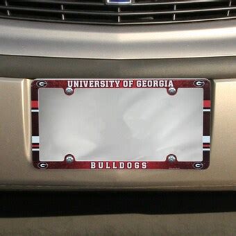 Georgia Bulldogs License Plates, University of Georgia License Plate Frames, UGA Alumni Plate ...