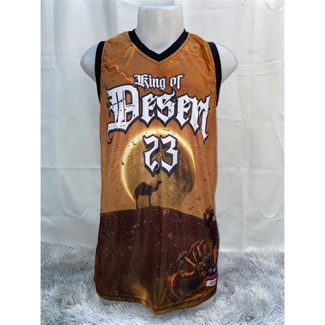 KING DESERT brown BASKETBALL JERSEY FULL SUBLIMATION/ jersey fan wear ...