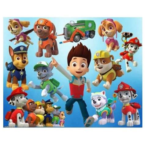 Diamond Painting Kit Paw Patrol, Diamond Painting Kit Full Drill, 5D ...