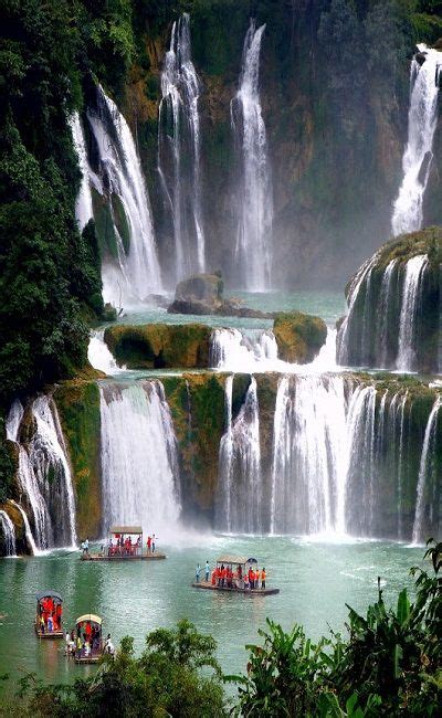 The most beautiful waterfalls in Asia and is the fourth largest ...