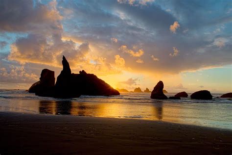 Sunset at Bandon Beach, Oregon - Buddy Hawkins