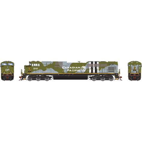 HO GEN EMD SD70ACU Locomotive with DCC & Sound, CP/Military Tribute ...