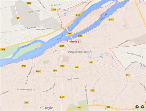 Map of Amboise