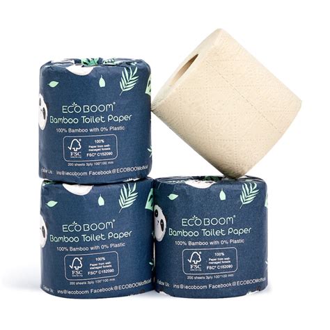 Eco Boom Biodegradable Bamboo Toilet Paper Roll – NATURALLYBABYPH CO.