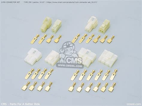 2-PIN CONNECTOR SET TYPE 250 for Electrical maintenance parts - order at CMSNL