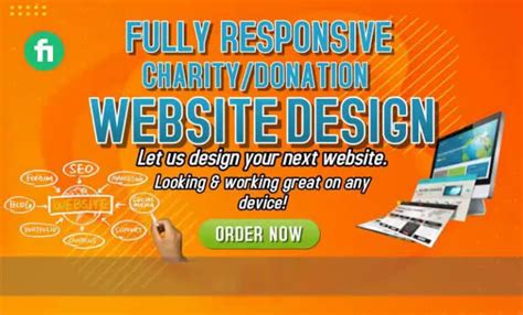 Create a responsive website for nonprofit organizations, charity and ...