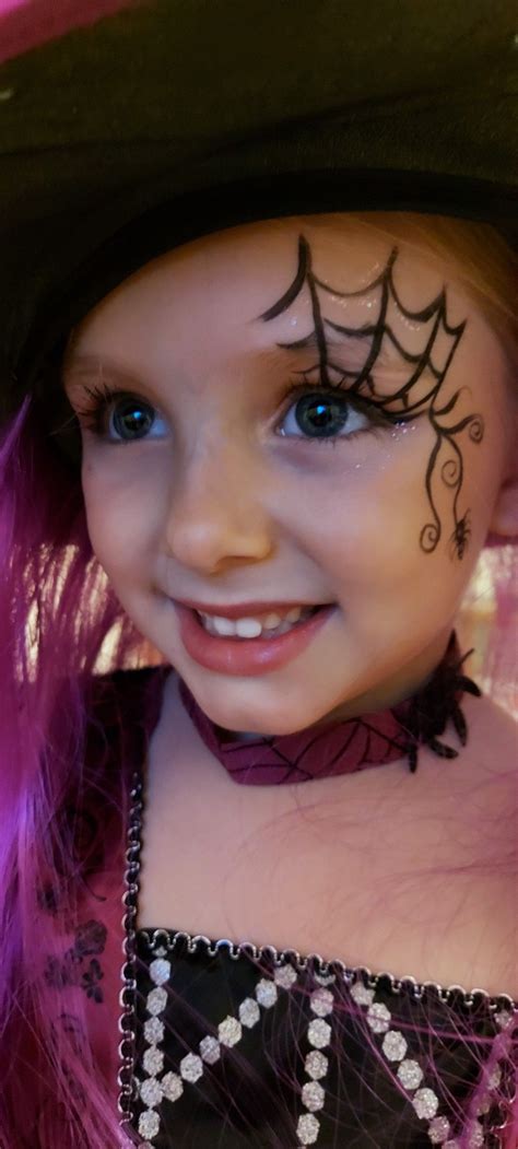 Easy kids witch make up idea halloween in 2024 | Halloween makeup for kids, Halloween makeup ...