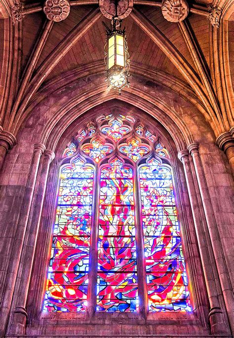 National Cathedral, Stained Glass, Window, Washington DC, Church, Architecture Photograph by ...