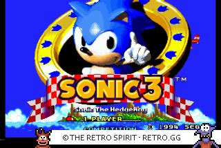 Sonic the Hedgehog 3 (Sega Mega Drive, 1994) - The Retro Spirit - Games ...