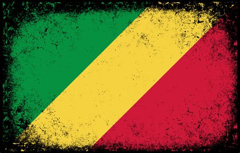 old dirty grunge vintage congo national flag illustration 20067472 ...