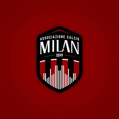 A.C. Milan Rebranded - New Logo & Jerseys on Behance | Milan wallpaper ...