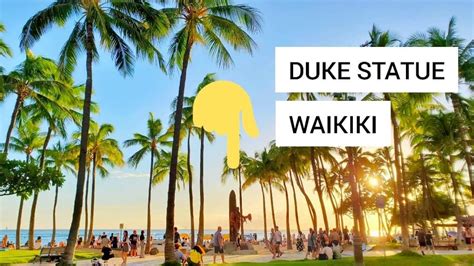 Duke Kahanamoku Statue is THE Waikiki surfer statue you need to see! 🌴 Oahu Hawaii travel blog ...