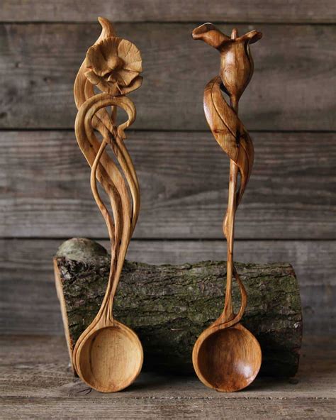 Giles Newman Hand-Carved Wooden Spoons – NoveltyStreet