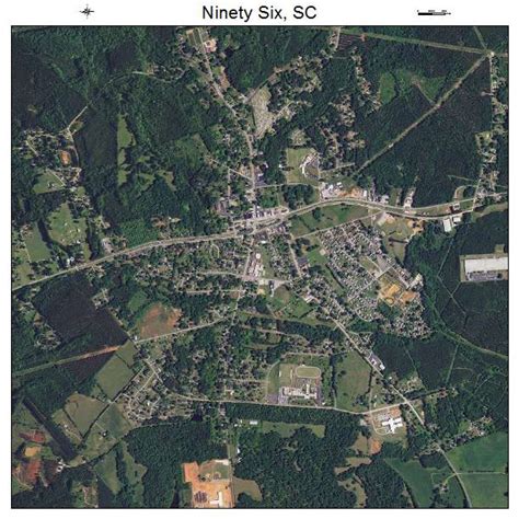 Aerial Photography Map of Ninety Six, SC South Carolina