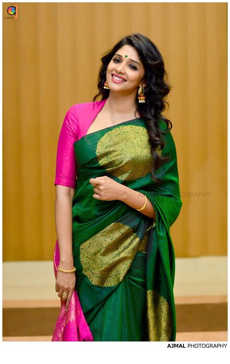 Nyla in gorgeous green pink | Sarees, salwars n lehenga ♡ | Pinterest ...