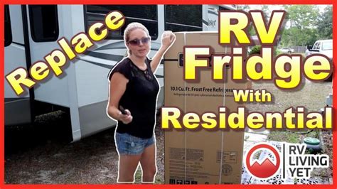 Upgrade Your RV with a Residential Fridge | RV Refrigerator Installation