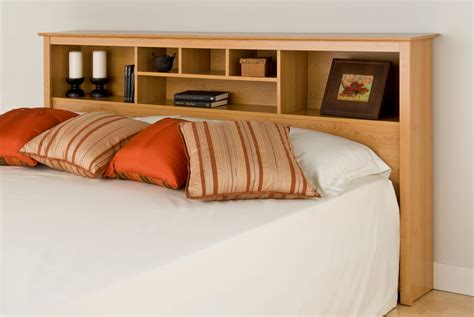 Prepac Sonoma Maple King Storage Headboard - Home - Furniture - Bedroom Furniture - Headboards