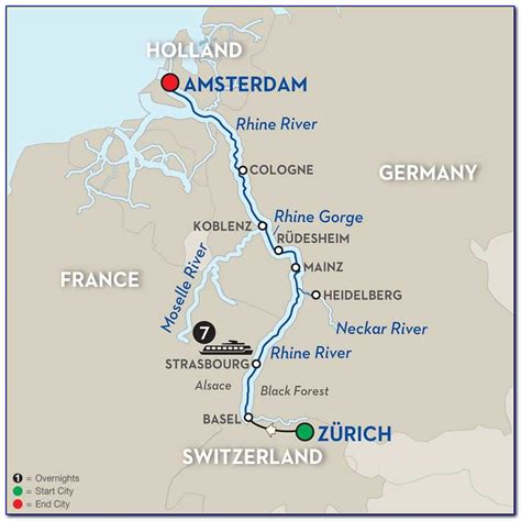 Viking Rhine River Cruise Map - Maps : Resume Examples #AlOdPAZO1g