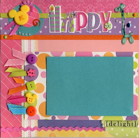 263 best Scrapbook - Birthday Layouts images on Pinterest | Scrapbooking ideas, Scrapbook ...