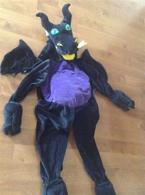 Disney Store Maleficent Dragon Costume Child 4-6T Sleeping Beauty ...