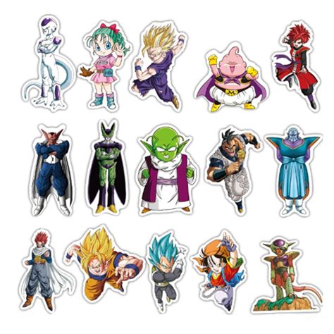 Dragon Ball Z Stickers-6 Pcs | Поделки, Украшения, Украшение тортов