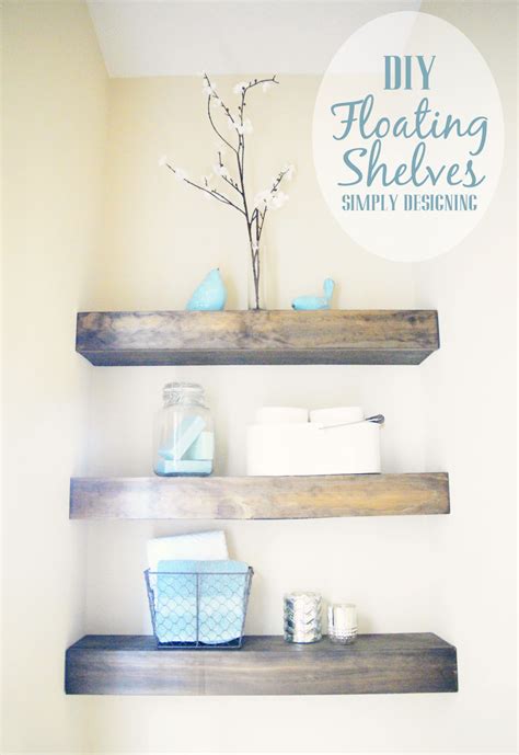 DIY Floating Shelves- How to Measure, Cut, and Install