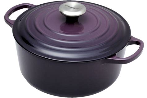 Le Creuset casserole-cocotte 24 cm, 4.2 L purple | Advantageously ...