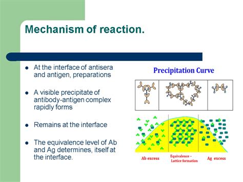 Antigen – Antibody reactions detected by precipitation method