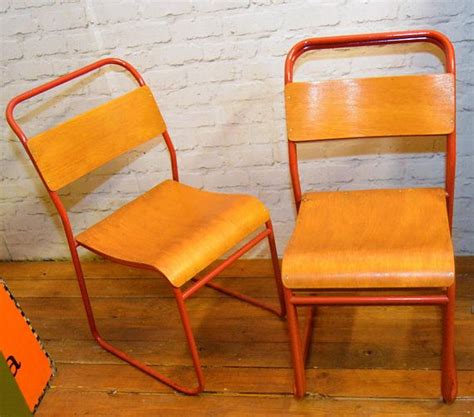 30 available stacking vintage chairs antique dining kitchen industrial ...