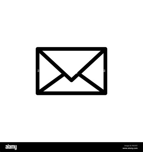 message icon. vector illustration black on white background Stock ...