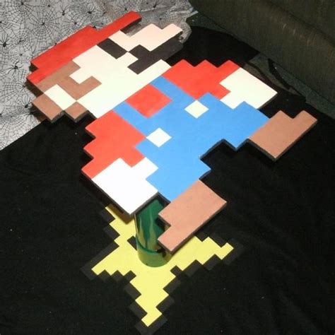 Super Mario Shaped Side Table | Gadgetsin