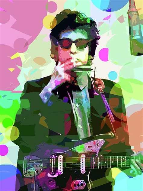 Dylan In Studio by David Lloyd Glover | Bob dylan art, Art studios, Pop art images