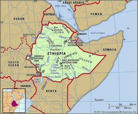 Ethiopia - Relief | Britannica.com