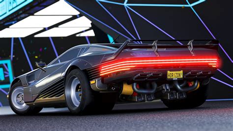 Cyberpunk's car now in Forza Horizon 4 | Rock Paper Shotgun