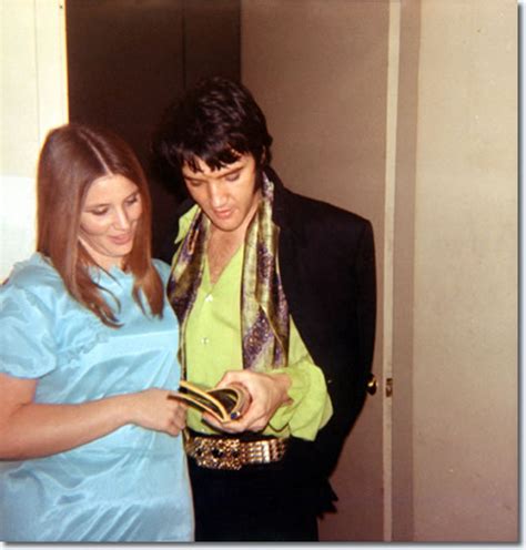 Elvis Presley backstage with fans in Las Vegas | February 18, 1970