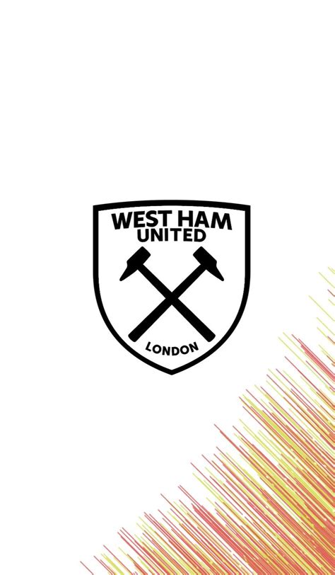 West Ham United Logo on White Background