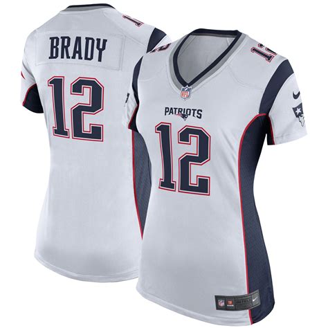 Nike Tom Brady New England Patriots Women's White Game Jersey