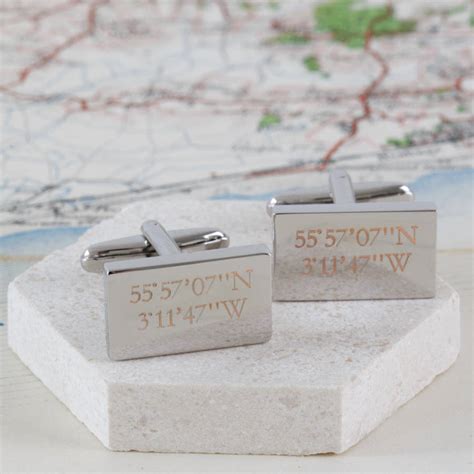 Personalised Engraved Wedding Cufflinks By Twenty-Seven