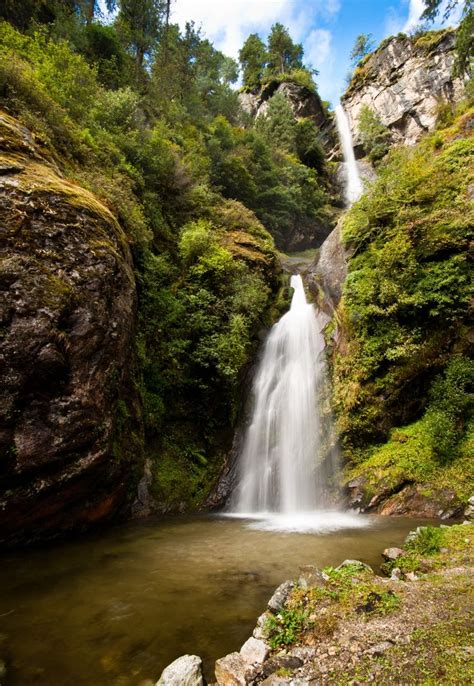 A Waterfall | Waterfall, Beautiful waterfalls, Himalayas mountain