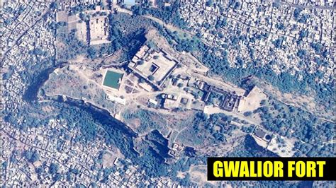 Aerial view of Gwalior Fort Madhya Pradesh, India virtual - YouTube