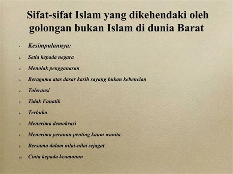 PPT - Ciri yang memperkukukhkan sifat kesederhanaan dalam Islam PowerPoint Presentation - ID:5420428