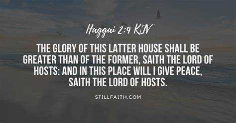 Top 25 Most Popular Bible Verses in Haggai | StillFaith.com