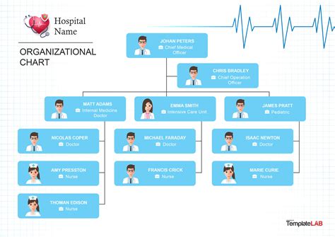 Hospital Organizational Chart Template