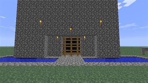 Redstone Castle gate Minecraft Project