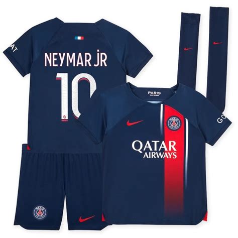 PSG Home Neymar Jr Child Kit Shirt 2023 2024 | Foot Soccer Pro